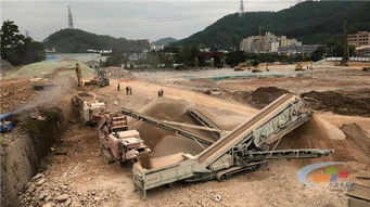 工程土石方资源化利用 南方路机移动破碎筛分设备应用于深圳项目